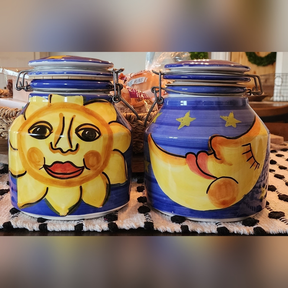 RARE STARBUCKS SUN AND MOON CANISTERS